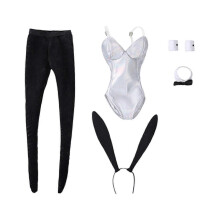 Set di costumi da coniglietta in scala 1:6 - Calze e collant per personaggi britannici da 12 pollici