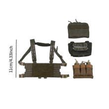 Gilet elegante in scala 1:6 per action figure maschili da 12 pollici