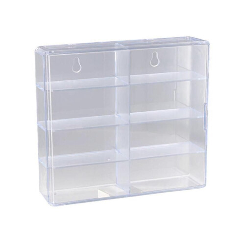 1:64 för Hot Wheel Display Box Bilmodell Leksaksskåp Rack B