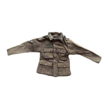 Costume da soldato in miniatura in scala 1:6, costume da action figure retrò, top coat