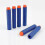 100 pezzi 7,2*1,3 cm Dart Jam per giocattoli N-STRIKE ELITE 3