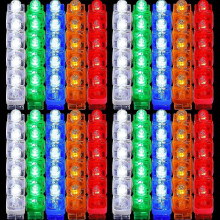 100 Pcs Led Finger Lights Bright Finger Rave Lights Finger Ring Glow Sticks Small Finger Laser Holiday