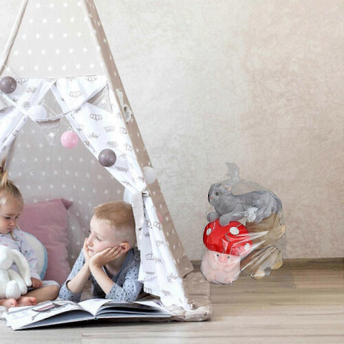 100 Stück Zellophanbeutel, multifunktionale transparente Beutel, tragbare Geschenkverpackungsbeutel, 2