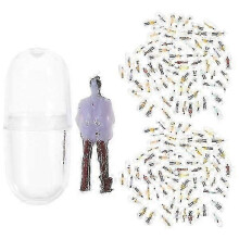 100 pezzi di miniature di personaggi di scena