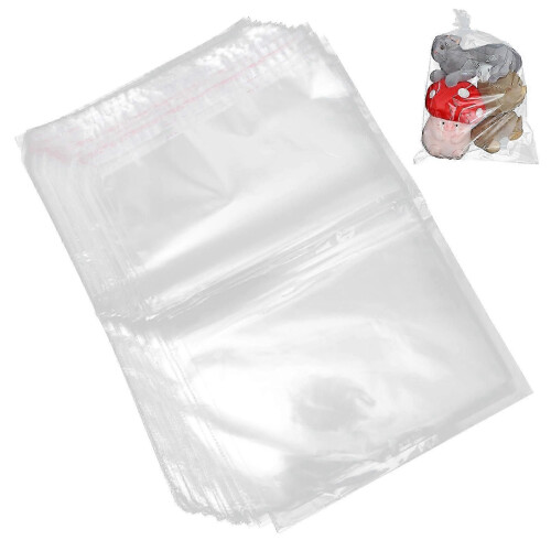 100 Stück Zellophanbeutel, multifunktionale transparente Beutel, tragbare Geschenkverpackungsbeutel,