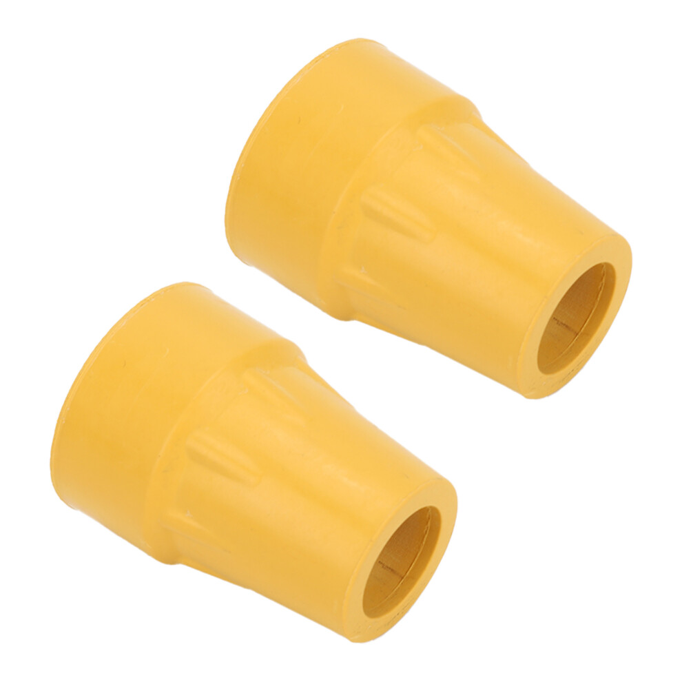 2Pcs Heavy Duty Non-Slip Crutch Tips for Canes and Walkers Latex Free