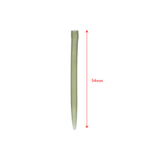 TARUOR 30 piezas 54 mm mangas de goma anti-enredos verde