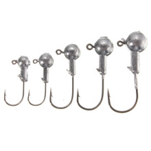 (3.5g) 10pcs Jig Head Fishing Hooks Lead Round Head Jigs Hooks Fishing Tackle