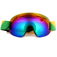 (C2) Spherical Snowboard Goggles Mask Skiing Motorcycle Protection Ski Anti UV