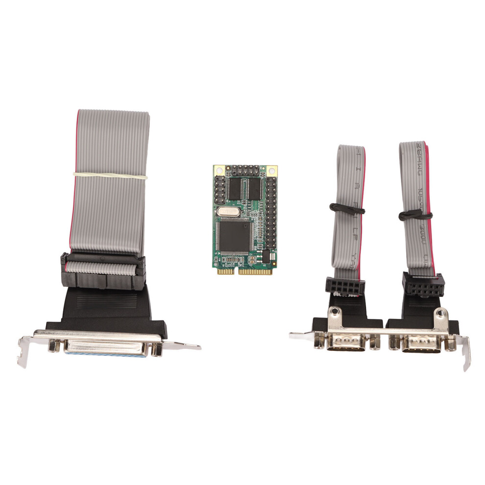 Pci Express Serial & Parallel Card 6Gbps 2 Rs 232 Printer Lpt Port Expansion 3461339775354
