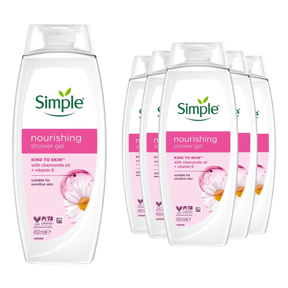 Nourishing Shower Cream dermatologically tested for gentle skin care 6x 450 ml-image-OPC-PF2XJNC-NEW