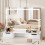ELECWISH Large LED Lighted Hollywood Mirror Vanity Make up Mirror with 2 Drawer 1