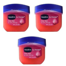 Vaseline Lip Therapy Balm Red|Natural tinted lip balm| Soft and smooth lips - 3x 7grams