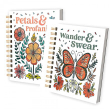 Swear Words Coloring Books Butterfly Flower Coloring Book
