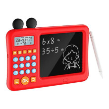 (red)Maths Teaching Calculator Mathematics Learning Aids for Children Students