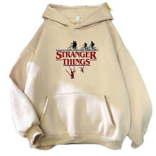 Stranger Thing Printed Pullover Hoodie Padded Sweatshirt