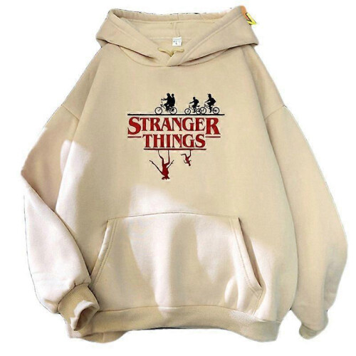 Stranger Thing Printed Pullover Hoodie Padded Sweatshirt