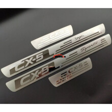 Car Accessories For Mazda Cx5 Cx-5 Cx 5 Styling Door Sill Cover Trim Protector Scuff Plate Auto Stickers Stainless Steel Strip