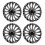 4pcs Hubcap Wheel Covers Stylish Durable Wear 6