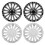 4pcs Hubcap Wheel Covers Stylish Durable Wear 7
