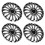 4pcs Hubcap Wheel Covers Stylish Durable Wear 5