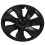 4 Pcs 19 Inch Wheel Hub Cap Matte Black Fully Wrap 6