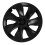 4 Pcs 19 Inch Wheel Hub Cap Matte Black Fully Wrap 8