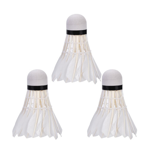 3Pcs Badminton Shuttlecocks for Outdoor Indoor