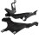 2PCS Front L+R Headlight Mount Support Plate Bracket compatible A4 S4 B8 2013-2016 8T0941453B 8T0941 2