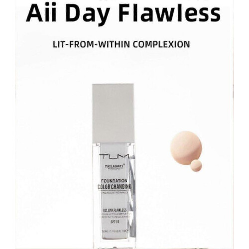 Colour Changing Liquid Foundation Hides Wrinkles & Lines, Color Changing 2