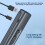 Rechargeable Ultrasonic Bark Control Device - Grey, 106x24mm 8