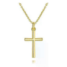 Necklace Cross Crucifix Gift Chains 14k Gold Women