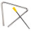Triangle Hand Percussion Metal Easy Playing 8