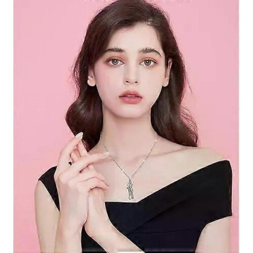 (silver)1PCS Couples necklace, hug necklace, couples gift 2