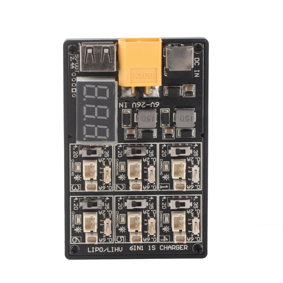 6In1 1S Lipo Battery Charger Charging Board Rc Light/Green 9121376410833