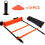 Speed Agility Train Kit, 19Ft Flat Ladder 10pcs 1