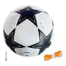 (24 black and white stars)Pu Soccer Ball for Training Number 5