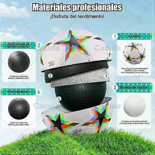 (Colored stars)Pu Soccer Ball for Training Number 5 2