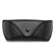 (glossy case) Fashionable black sunglasses case, portable eyewear case