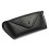 (mesh case) Fashionable black sunglasses case, portable eyewear case 2