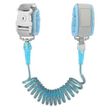 (1.5m, Blue) Toddler Leash,Kid Leash Anti Lost Wrist Link With Key Lock Baby Leash With Safety