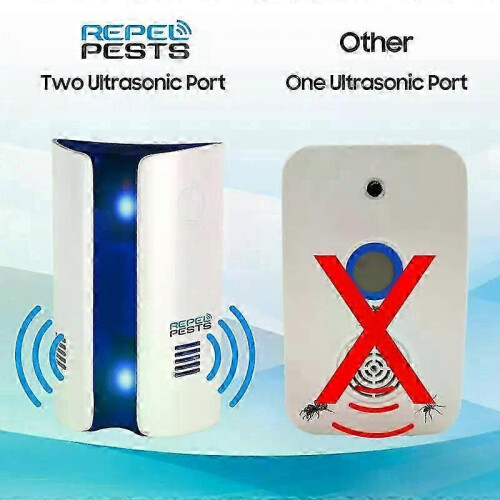 (UK) Multi-functional Ultrasonic Electronic Repeller Bread Type Repels Mice Bed Bugs Mosquitoes 2