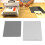 2 Pcs Set Embossing Mat Polycarbonate Plastic 12