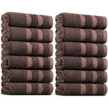 12X Large Bath Sheets 100% Egyptian Cotton Soft Hotel Spa Bulk Big Jumbo Bath Towels (Brown)