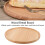 Thick Rubber Wood Round Pizza Tray – Sturdy Kitchen Baking Tool 5