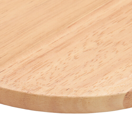 Thick Rubber Wood Round Pizza Tray – Sturdy Kitchen Baking Tool 2