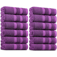 12X Large Bath Sheets 100% Egyptian Cotton Soft Hotel Spa Bulk Big Jumbo Bath Towels (Purple)
