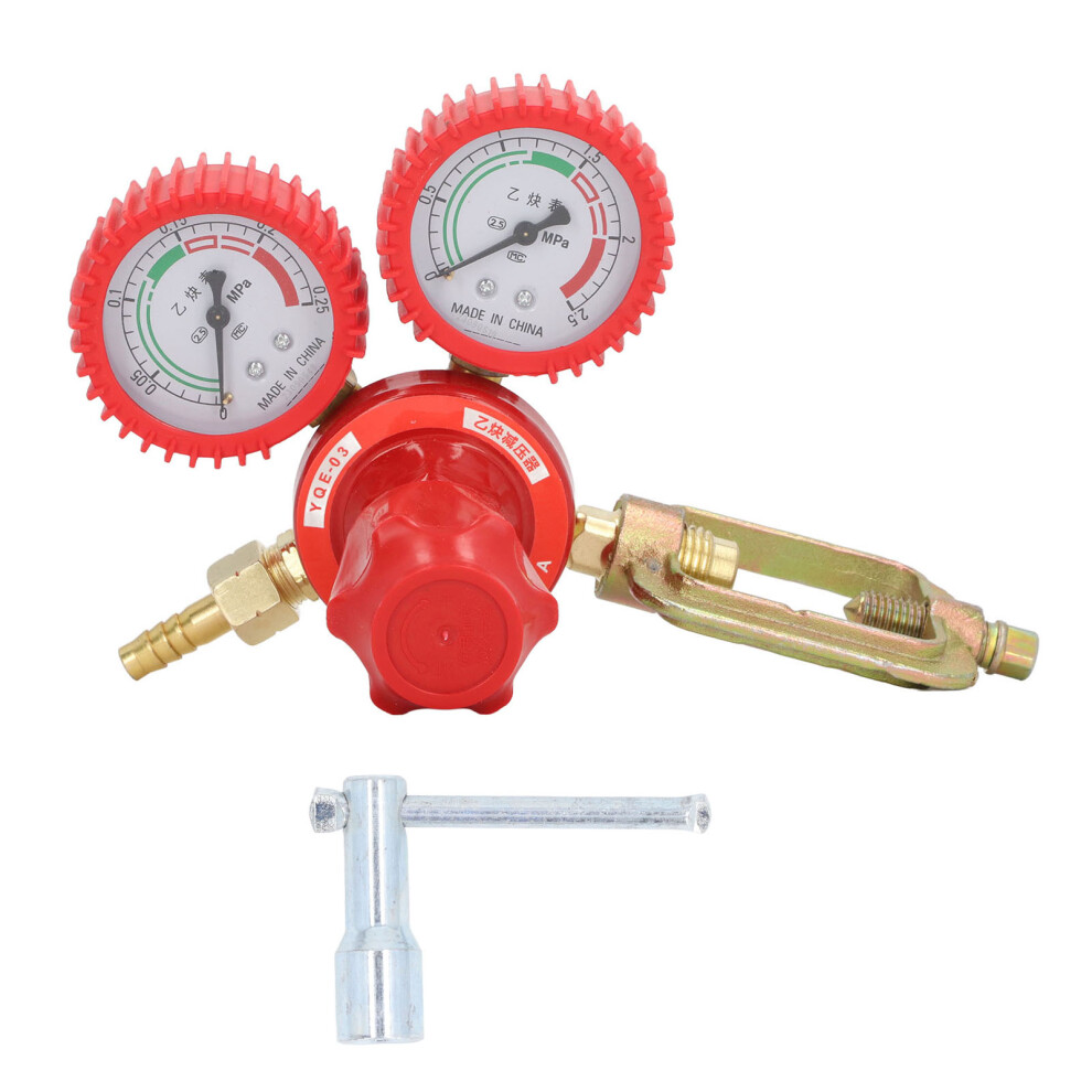 Acetylene Pressure Reducer 8mm Inlet Port Dual