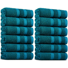 12X Large Bath Sheets 100% Egyptian Cotton Soft Hotel Spa Bulk Big Jumbo Bath Towels (Blue Lagoon)