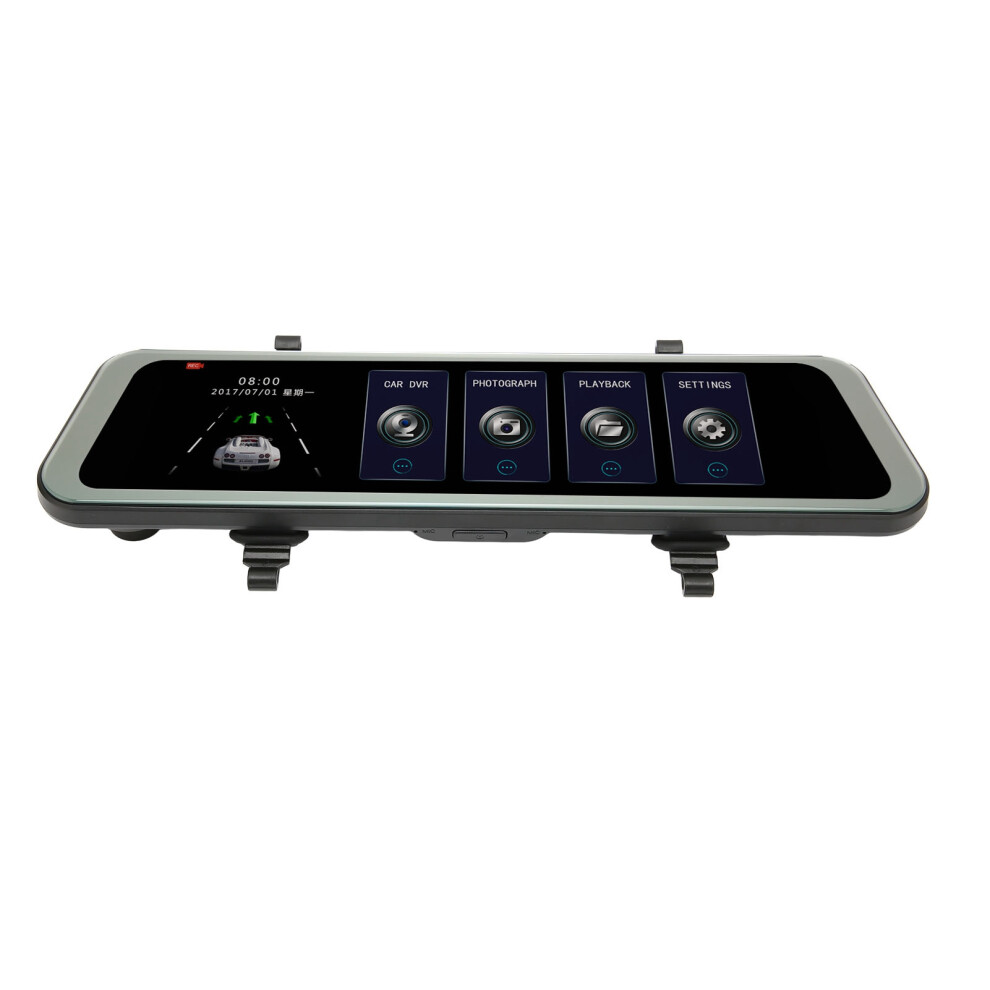 10.3in Rearview Mirror Camera with 2Lenses IPS Touch Screen Parking Monitor K90-image-OPC-PJJR2VF-NEW